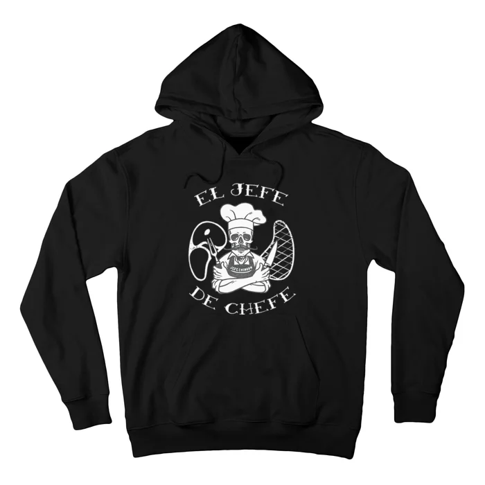 El Jefe De Chefe Funny Mexican Dad Boss Latino Hoodie