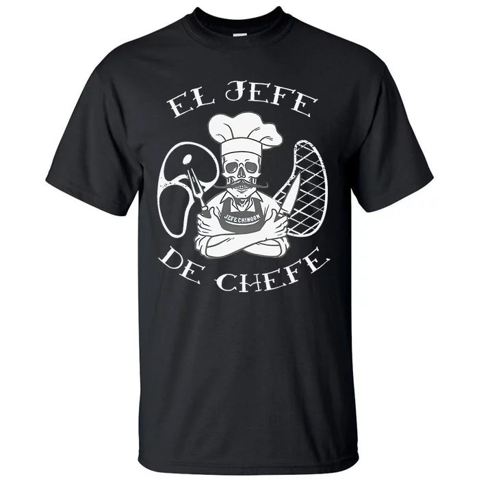 El Jefe De Chefe Funny Mexican Dad Boss Latino Tall T-Shirt