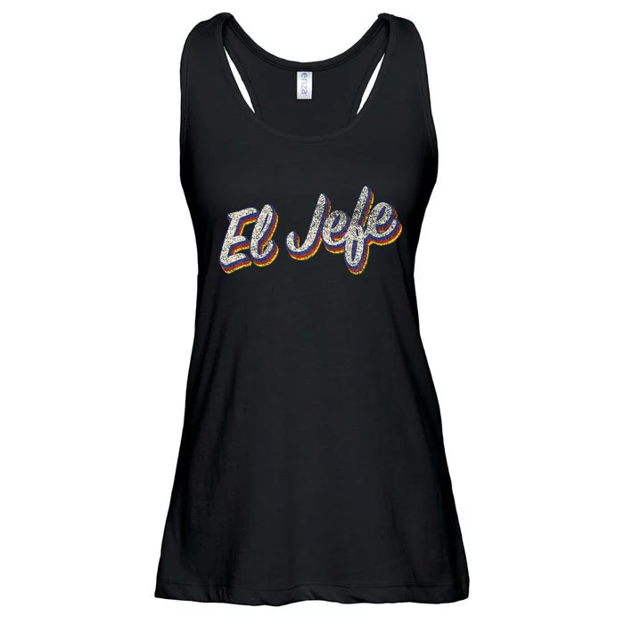 El Jefe Funny Mexican The Boss Spanish Ladies Essential Flowy Tank