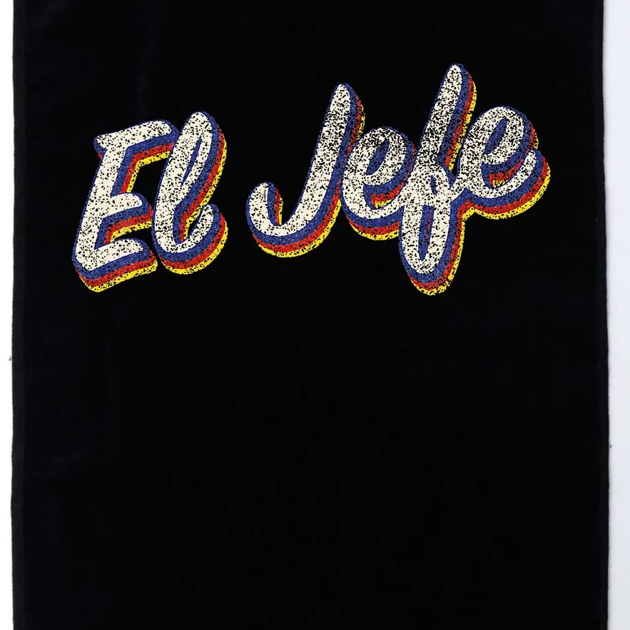 El Jefe Funny Mexican The Boss Spanish Platinum Collection Golf Towel