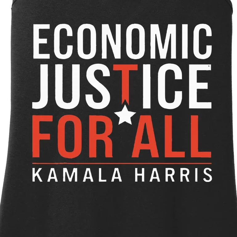 Economic Justice For All Kamala Harris Ladies Essential Tank