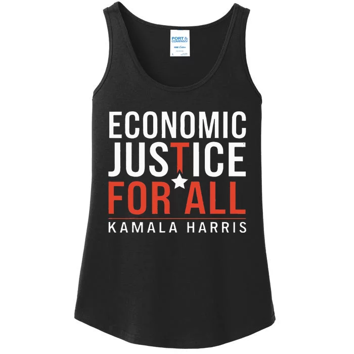 Economic Justice For All Kamala Harris Ladies Essential Tank