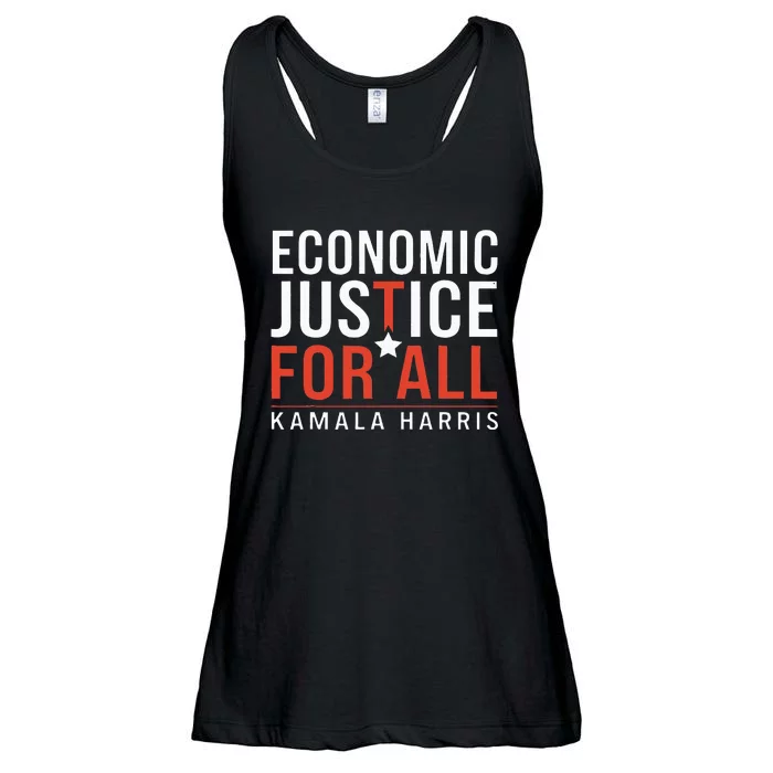 Economic Justice For All Kamala Harris Ladies Essential Flowy Tank