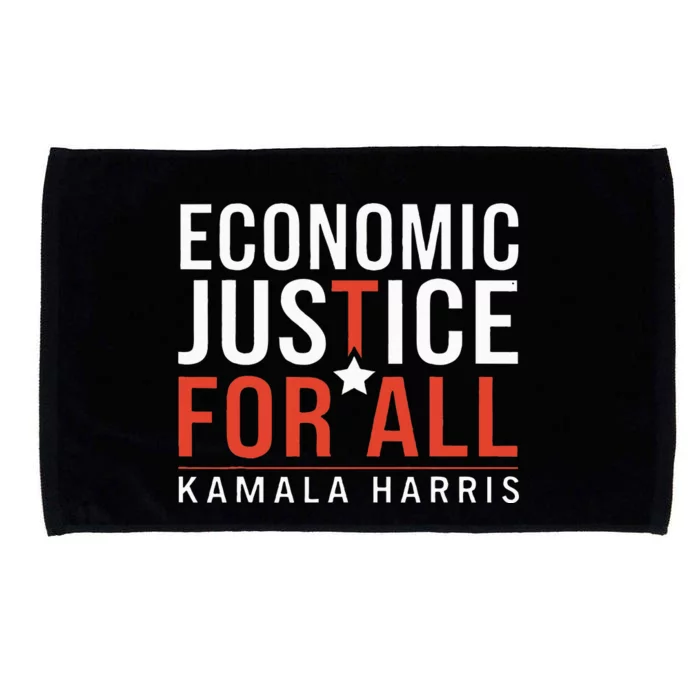 Economic Justice For All Kamala Harris Microfiber Hand Towel