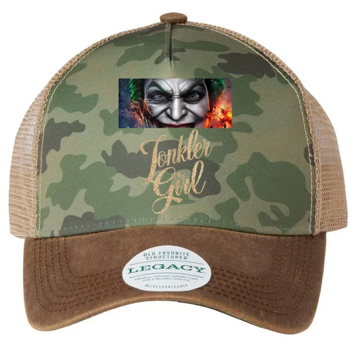 Evil Jonkler Girl Gift For Halloween Evil Jonkler Legacy Tie Dye Trucker Hat