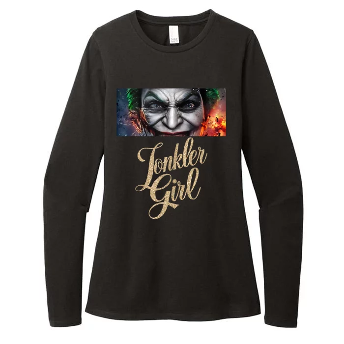 Evil Jonkler Girl Gift For Halloween Evil Jonkler Womens CVC Long Sleeve Shirt