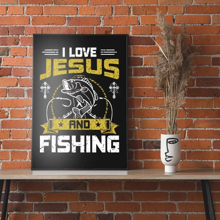 Even Jesus Had A Fish Story Cute Love Fishing Gift Poster