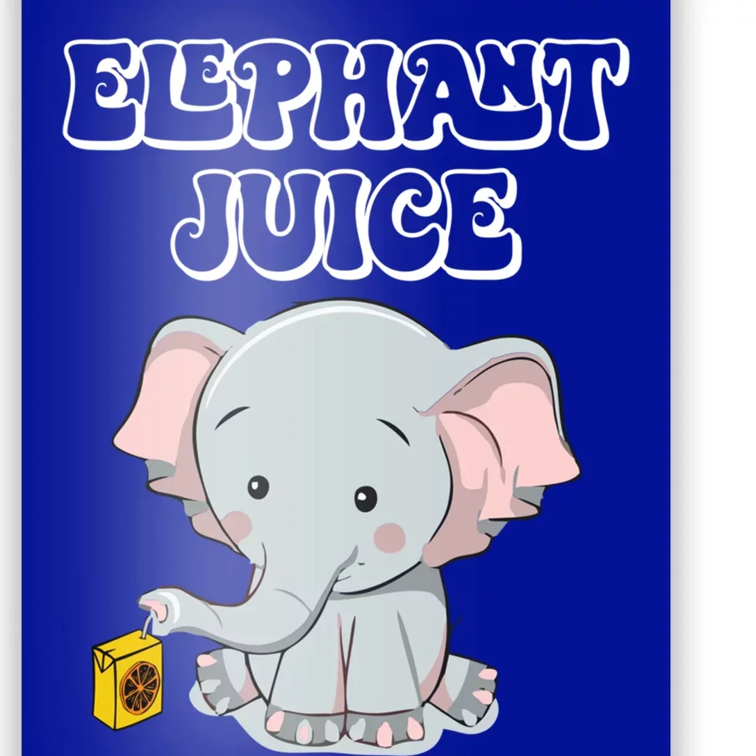 Elephant Juice I Love You Friend Cute Valentines Day Gift Poster