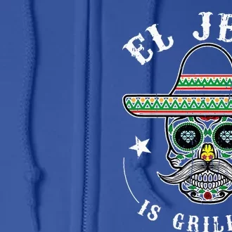 El Jefe Is Grilling Stand Full Zip Hoodie