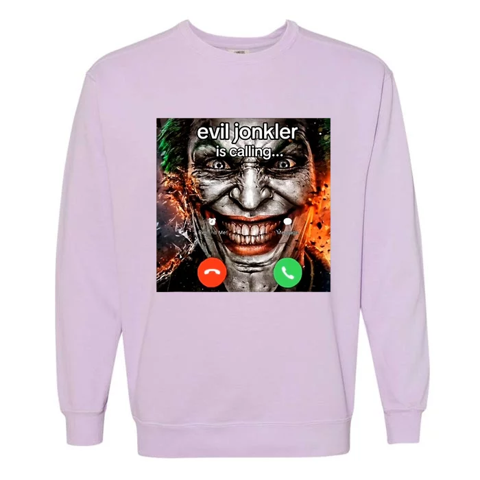 Evil Jonkler Is Calling Garment-Dyed Sweatshirt