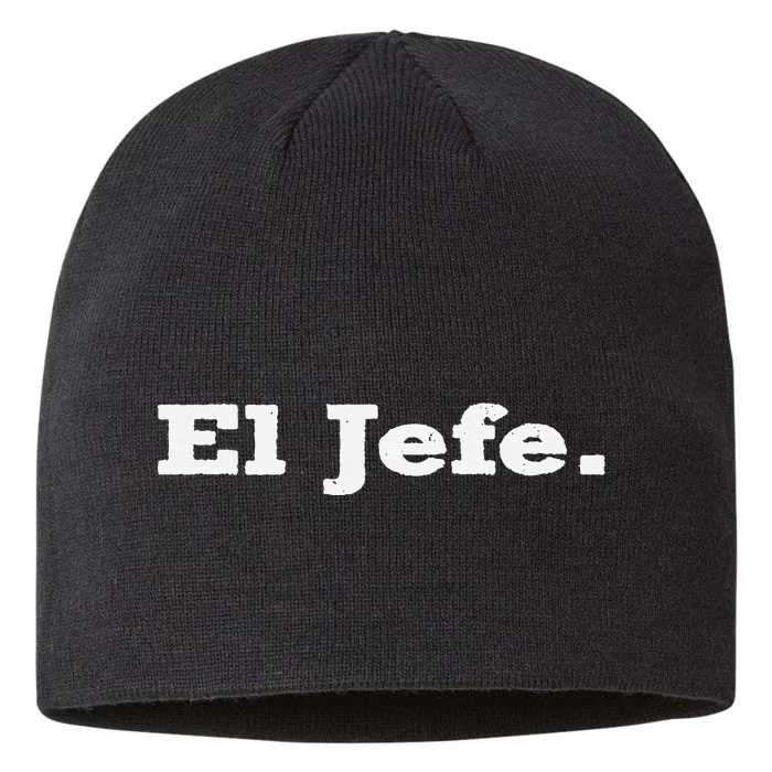 El Jefe Mexican Humor Orgullo Mexicano 8 1/2in Sustainable Knit Beanie