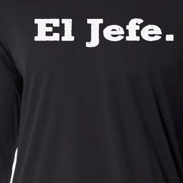 El Jefe Mexican Humor Orgullo Mexicano Cooling Performance Long Sleeve Crew