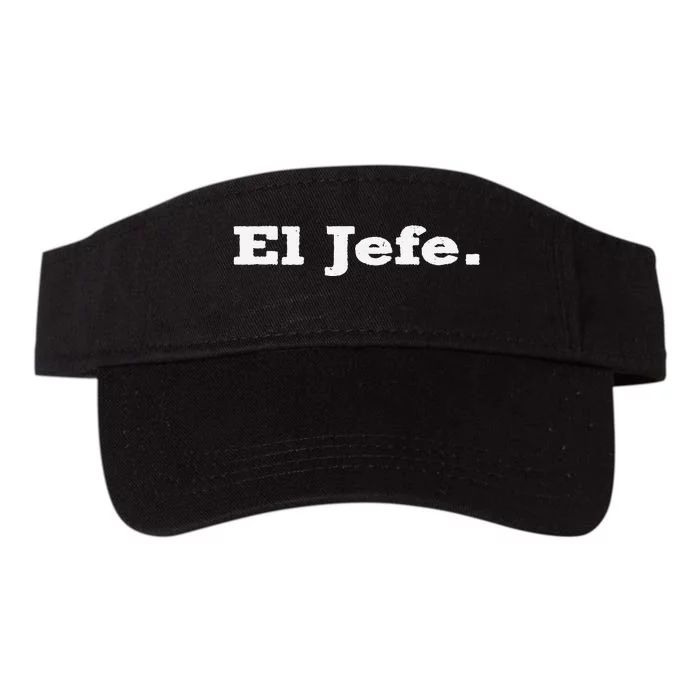 El Jefe Mexican Humor Orgullo Mexicano Valucap Bio-Washed Visor