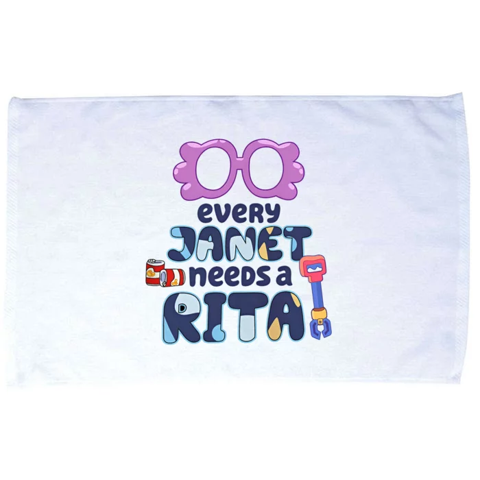 Every Janet Needs A Rita Couple Lover Matching Gift Idea Microfiber Hand Towel