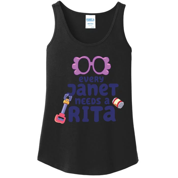 Every Janet Needs A Rita. Ladies Essential Tank