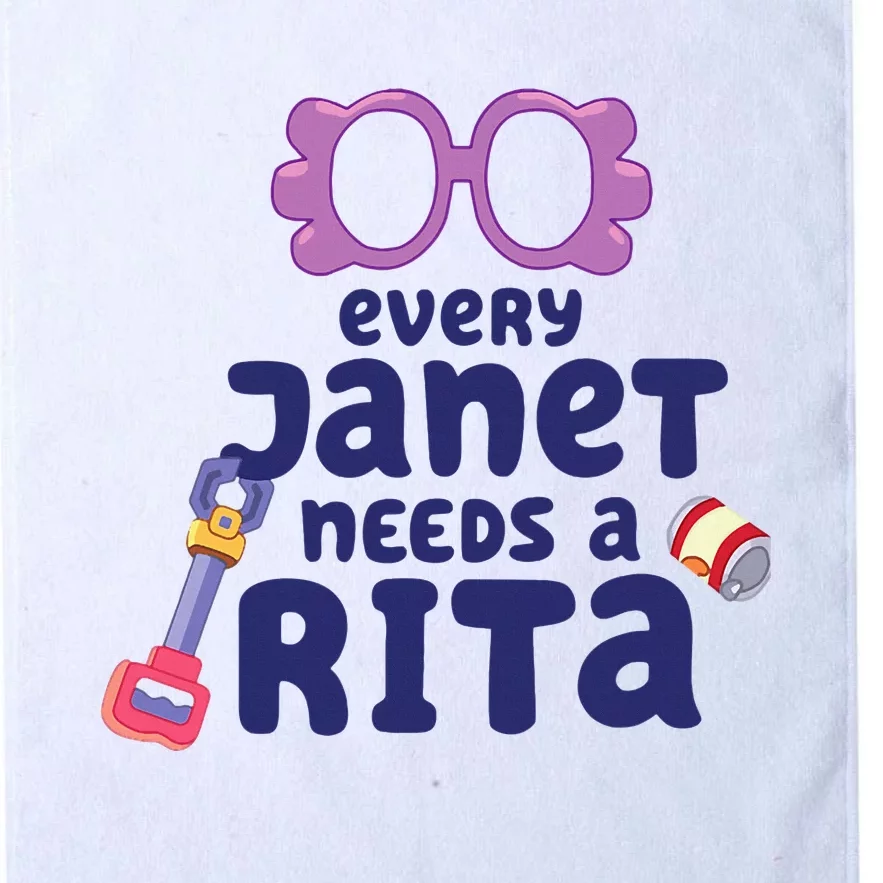 every janet needs a rita magnet cartoon lovers Platinum Collection Golf Towel