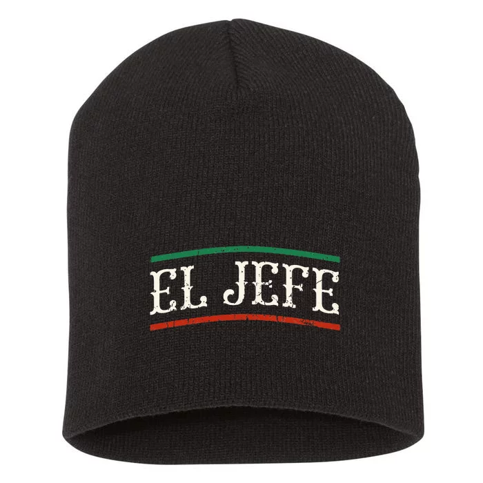 El Jefe Spanish Short Acrylic Beanie