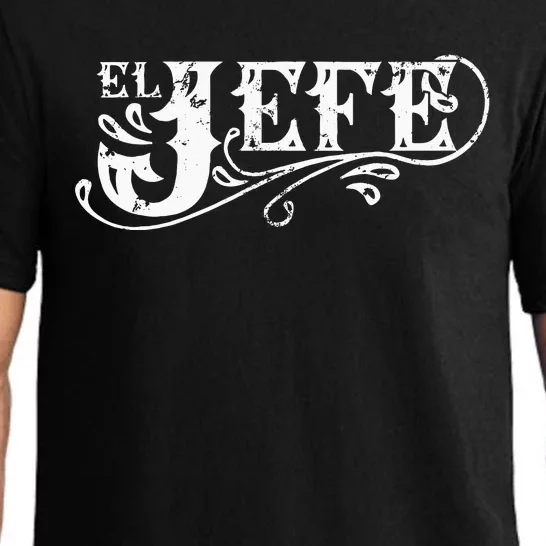 El Jefe The Boss In Spanish Funny Mexican Quote Pajama Set