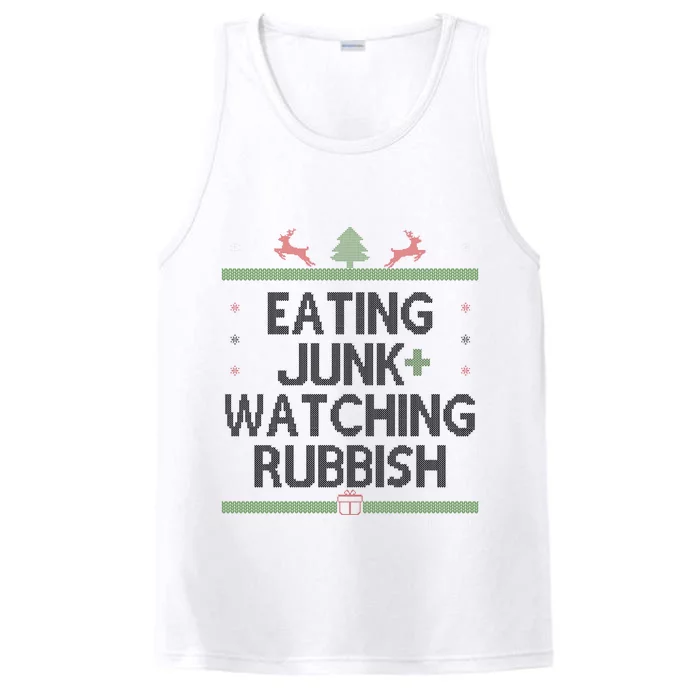 Eating Junk Watching Rubbish Funny Christmas Performance Tank