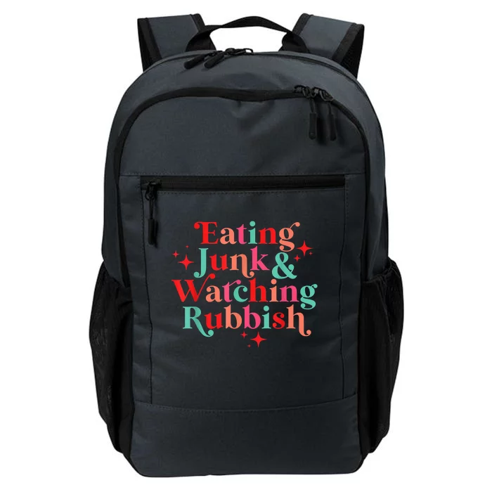 Eating Junk & Watching Rubbish Funny Christmas Daily Commute Backpack