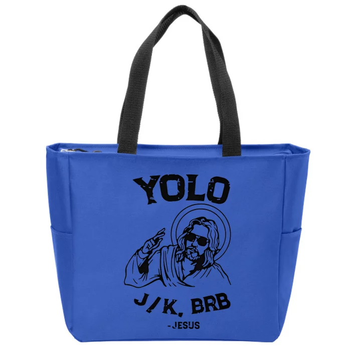 Easter Jesus Y.Olo Jk Brb Zip Tote Bag