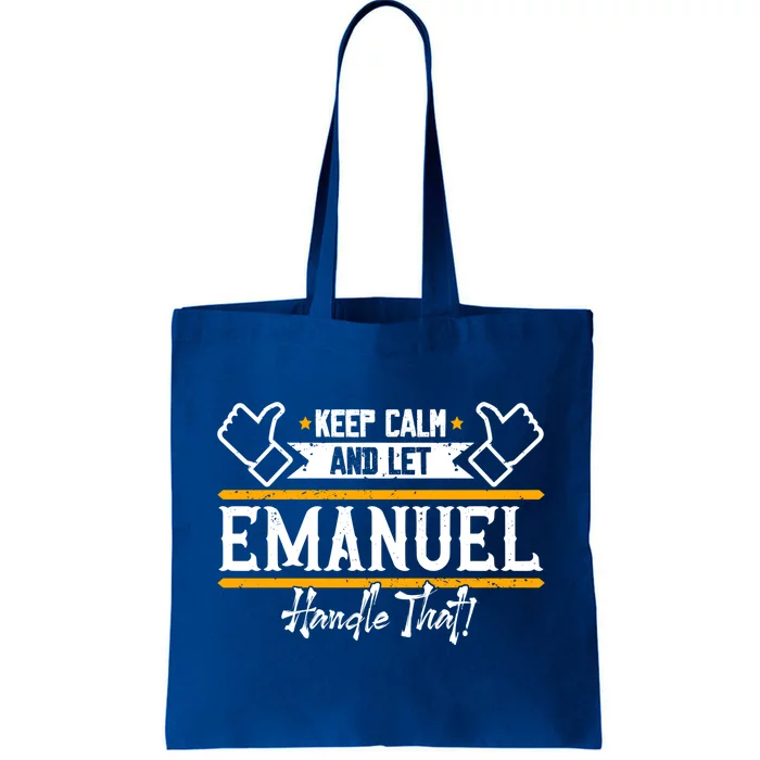 Euel Keep Calm And Let Euel Handle That Funny Gift Tote Bag