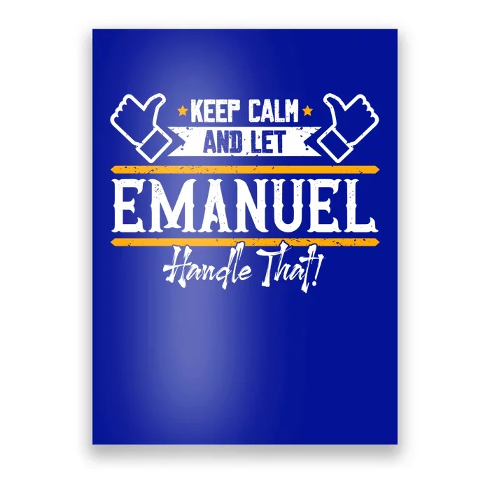 Euel Keep Calm And Let Euel Handle That Funny Gift Poster