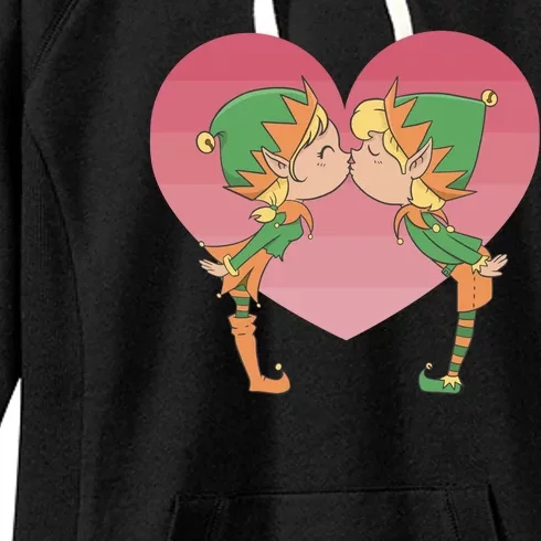 Elf's Kissing Women's Fleece Hoodie