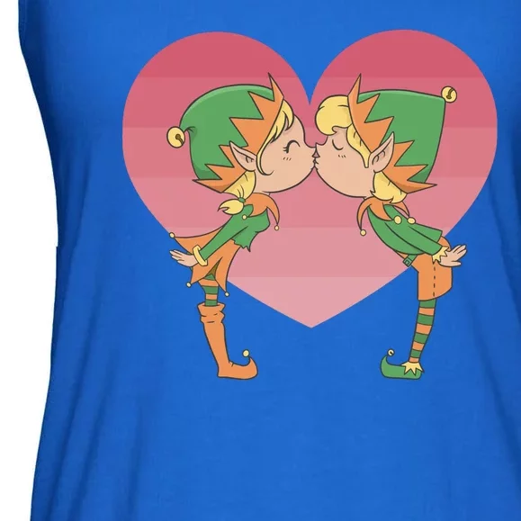 Elf's Kissing Ladies Essential Flowy Tank