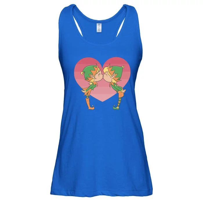 Elf's Kissing Ladies Essential Flowy Tank