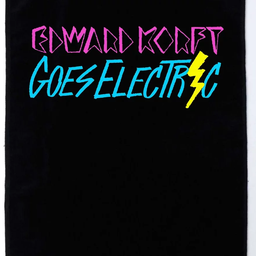 Edward Korft Goes Electric Edward Korft Merch Platinum Collection Golf Towel