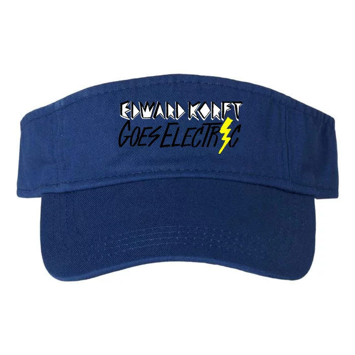 Edward Korft Goes Electric Edward Korft Merch Valucap Bio-Washed Visor