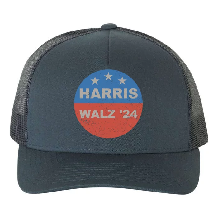 Elect Kamala Harris And Vice President Tim Walz Distressed Gift Yupoong Adult 5-Panel Trucker Hat