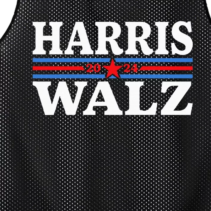 Election Kamala Harris Tim Waltz 2024 Mesh Reversible Basketball Jersey Tank