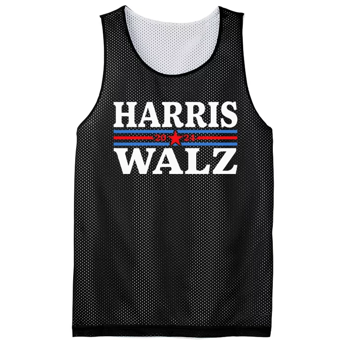 Election Kamala Harris Tim Waltz 2024 Mesh Reversible Basketball Jersey Tank