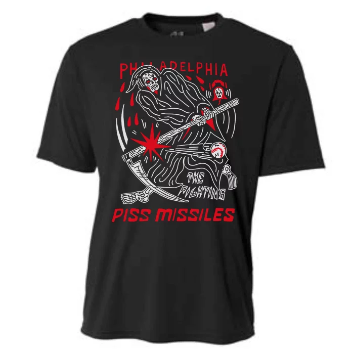 Eric Kenney Philadelphia The Fighting Piss Missiles Cooling Performance Crew T-Shirt