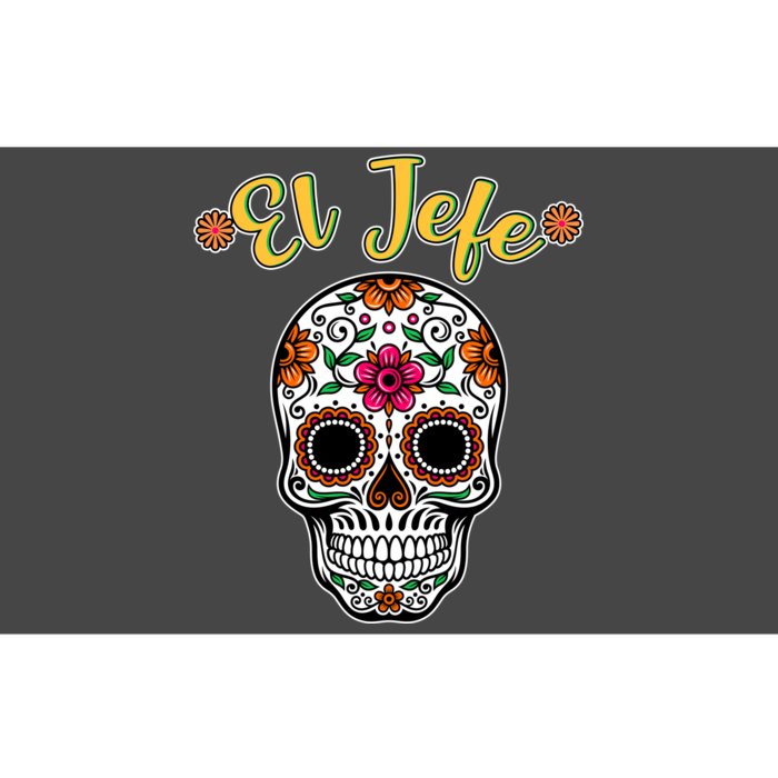 El Jefe Dia De Los Muertos Bumper Sticker