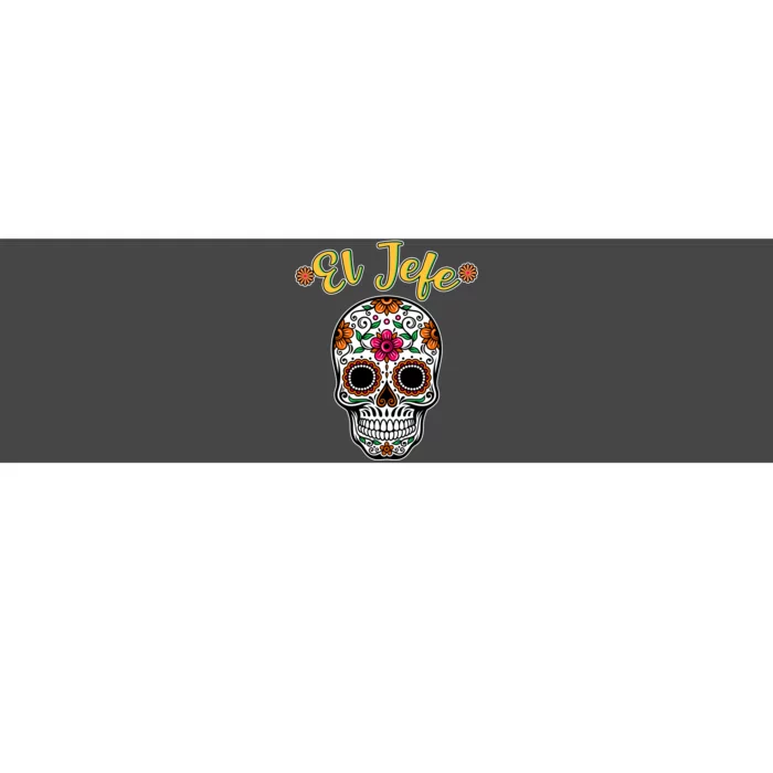 El Jefe Dia De Los Muertos Bumper Sticker