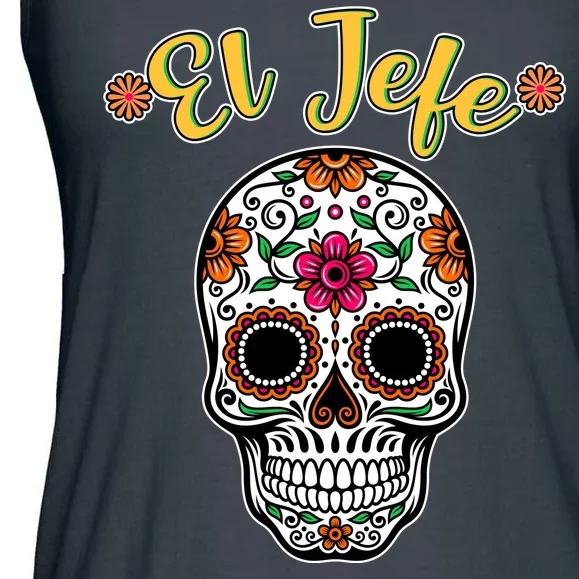 El Jefe Dia De Los Muertos Ladies Essential Flowy Tank