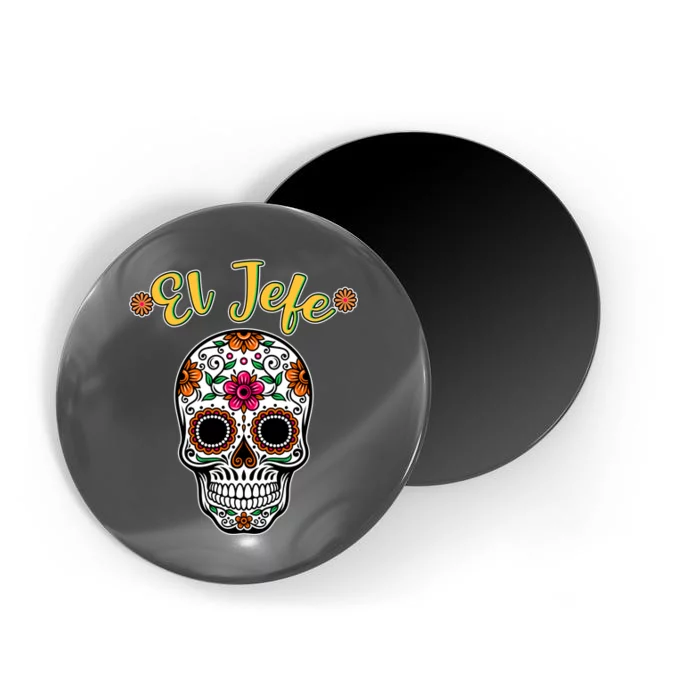 El Jefe Dia De Los Muertos Magnet