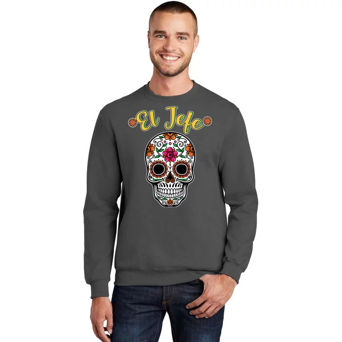 El Jefe Dia De Los Muertos Tall Sweatshirt