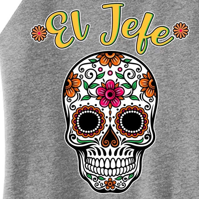 El Jefe Dia De Los Muertos Women’s Perfect Tri Rocker Tank