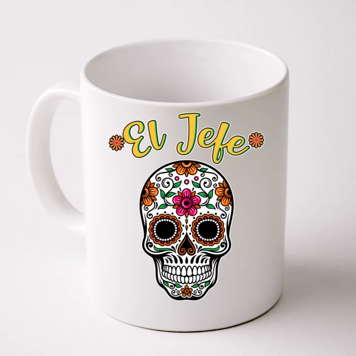 El Jefe Dia De Los Muertos Front & Back Coffee Mug