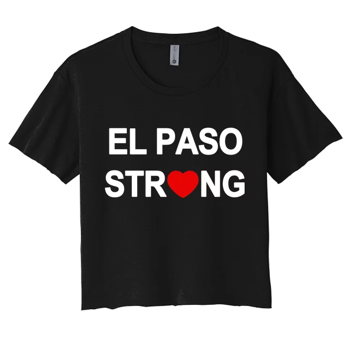 El Paso Strong Women's Crop Top Tee