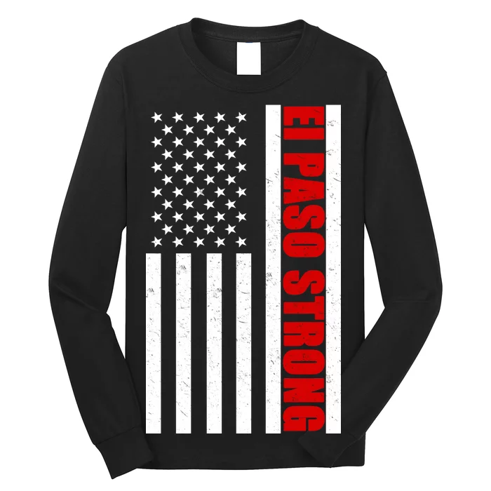 El Paso Strong American Flag Long Sleeve Shirt