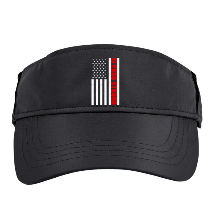 El Paso Strong American Flag Adult Drive Performance Visor