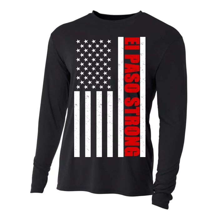 El Paso Strong American Flag Cooling Performance Long Sleeve Crew