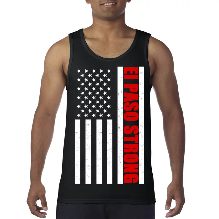 El Paso Strong American Flag Tank Top