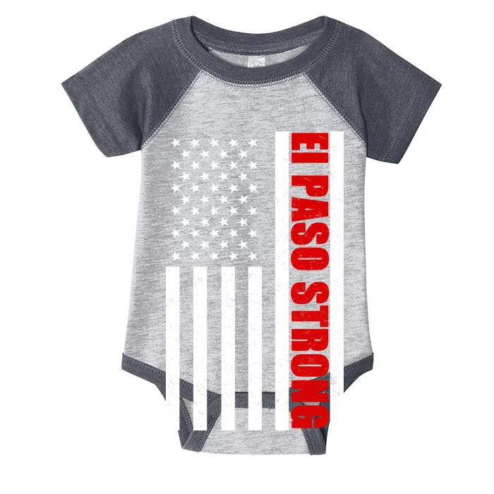 El Paso Strong American Flag Infant Baby Jersey Bodysuit