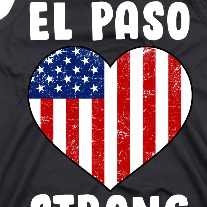 El Paso Strong American Texas Heart Tank Top